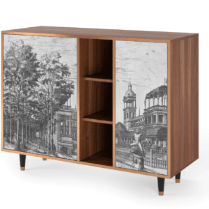 Sideboard - STORYZ - BS2 View of the Piazza - Walnut