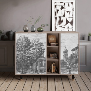 Sideboard - STORYZ - BS2 View of the Piazza - Latte
