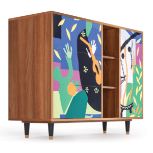 Sideboard - STORYZ - BS2 La Tristesse du Roi - Walnut