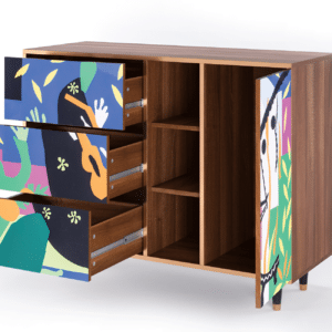 Sideboard - STORYZ - BS2 La Tristesse du Roi - Walnut