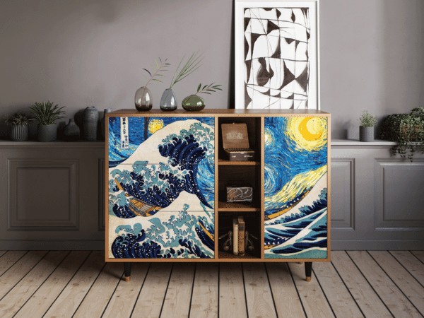 Sideboard - STORYZ - BS2 Great Wave - Walnut