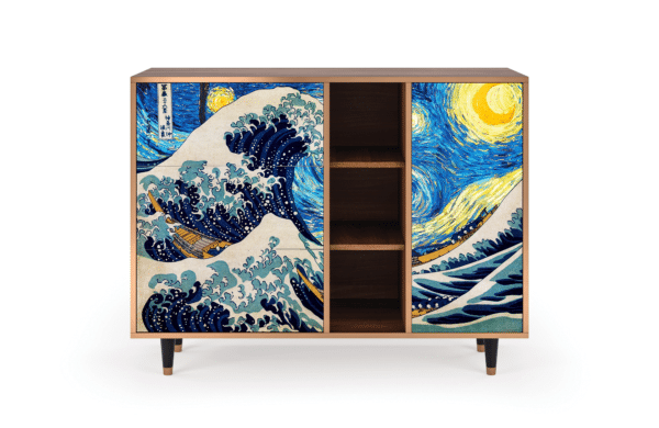 Sideboard - STORYZ - BS2 Great Wave - Walnut