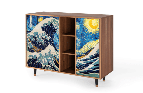 Sideboard - STORYZ - BS2 Great Wave - Walnut