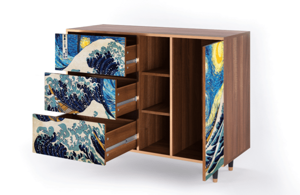 Sideboard - STORYZ - BS2 Great Wave - Walnut