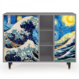 Sideboard - STORYZ - BS2 Great Wave - Grey