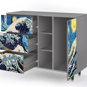 Sideboard - STORYZ - BS2 Great Wave - Grey