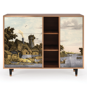 Sideboard - STORYZ - BS2 Mill along a River - Walnut
