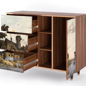 Sideboard - STORYZ - BS2 Mill along a River - Walnut