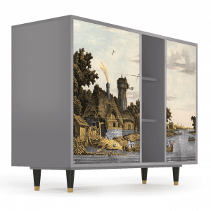 Sideboard - STORYZ - BS2 Mill along a River - Grey