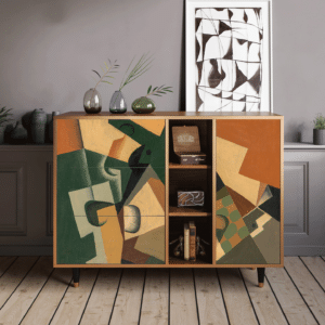 Sideboard - STORYZ - BS2 Glass and Checkerboard - Walnut