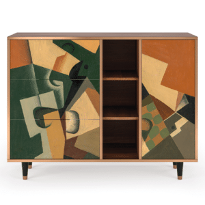 Sideboard - STORYZ - BS2 Glass and Checkerboard - Walnut