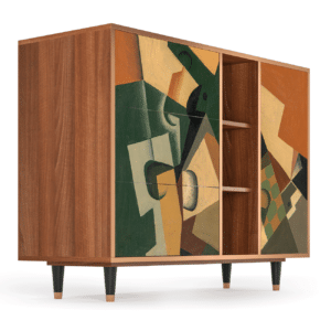 Sideboard - STORYZ - BS2 Glass and Checkerboard - Walnut