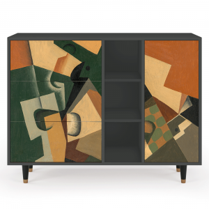 Sideboard - STORYZ - BS2 Glass and Checkerboard - Antracite