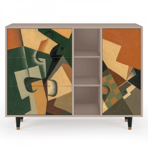 Sideboard - STORYZ - BS2 Glass and Checkerboard - Latte