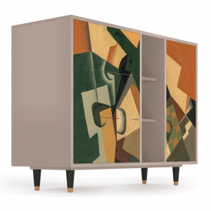 Sideboard - STORYZ - BS2 Glass and Checkerboard - Latte