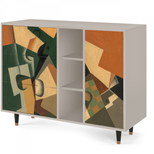 Sideboard - STORYZ - BS2 Glass and Checkerboard - Sand