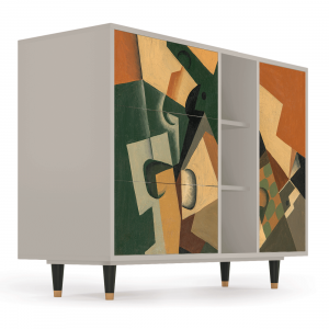 Sideboard - STORYZ - BS2 Glass and Checkerboard - Sand