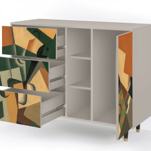 Sideboard - STORYZ - BS2 Glass and Checkerboard - Sand