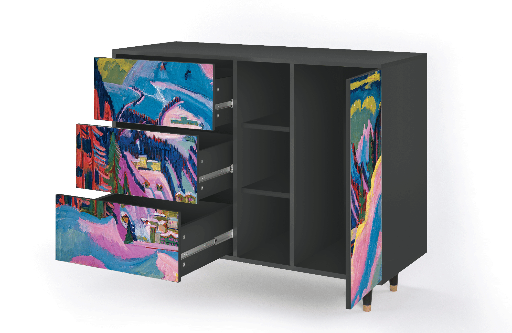 Sideboard – STORYZ – BS2 Davos Winter – Antracite Sideboard - STORYZ - BS2 Davos Winter - Antracite