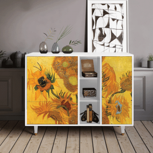 Sideboard - STORYZ - BS2 Sunflowers - White