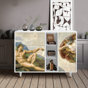 Sideboard - STORYZ - BS2 The Creation of Adam - White