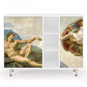 Sideboard - STORYZ - BS2 The Creation of Adam - White