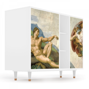Sideboard - STORYZ - BS2 The Creation of Adam - White