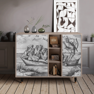Sideboard - STORYZ - BS2 Blau Schuyte - Latte