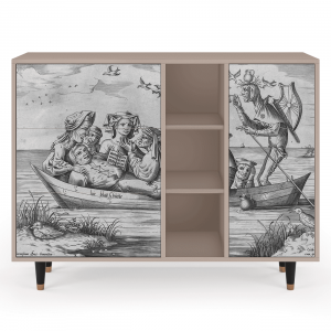 Sideboard - STORYZ - BS2 Blau Schuyte - Latte