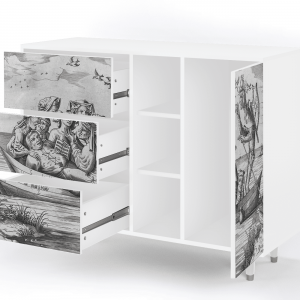 Sideboard - STORYZ - BS2 Blau Schuyte - White