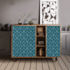 Sideboard - STORYZ - BS2 Turquoise Geometry - Walnut