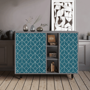 Sideboard - STORYZ - BS2 Turquoise Geometry - Grey