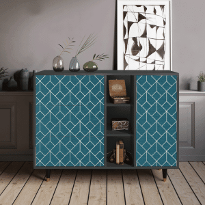 Sideboard - STORYZ - BS2 Turquoise Geometry - Antracite