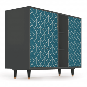 Sideboard - STORYZ - BS2 Turquoise Geometry - Antracite