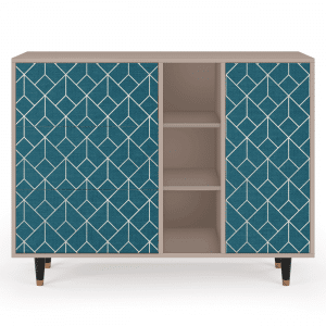 Sideboard - STORYZ - BS2 Turquoise Geometry - Latte