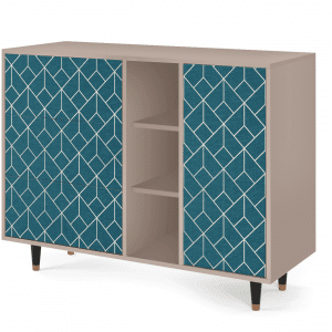 Sideboard - STORYZ - BS2 Turquoise Geometry - Latte