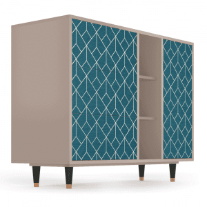Sideboard - STORYZ - BS2 Turquoise Geometry - Latte