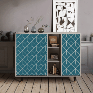 Sideboard - STORYZ - BS2 Turquoise Geometry - Sand