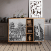 Sideboard - STORYZ - BS2 Castle with Bridge - Walnut