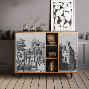 Sideboard - STORYZ - BS2 Castle with Bridge - Walnut