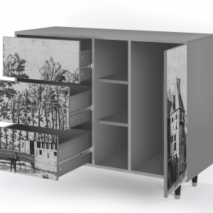 Sideboard - STORYZ - BS2 Castle with Bridge - Grey