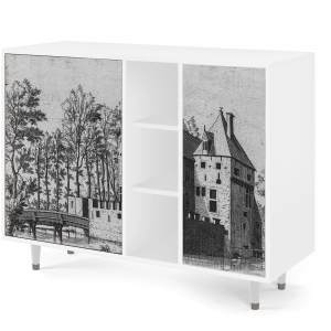 Sideboard - STORYZ - BS2 Castle with Bridge - White