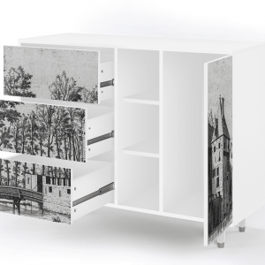 Sideboard - STORYZ - BS2 Castle with Bridge - White
