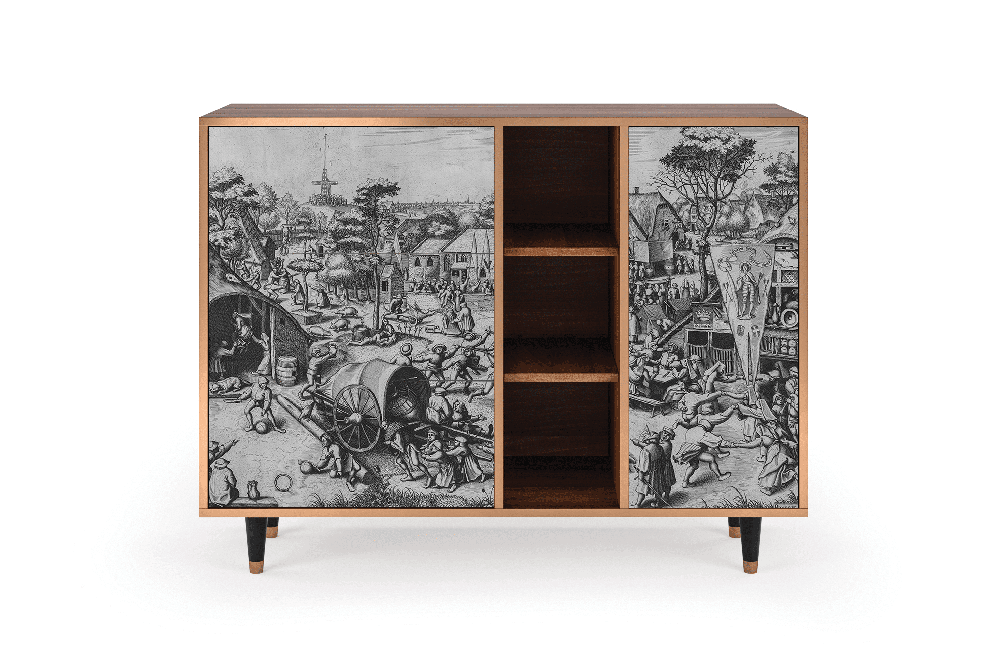 Sideboard – STORYZ – BS2 The Festival of Saint – Walnut Sideboard - STORYZ - BS2 The Festival of Saint - Walnut