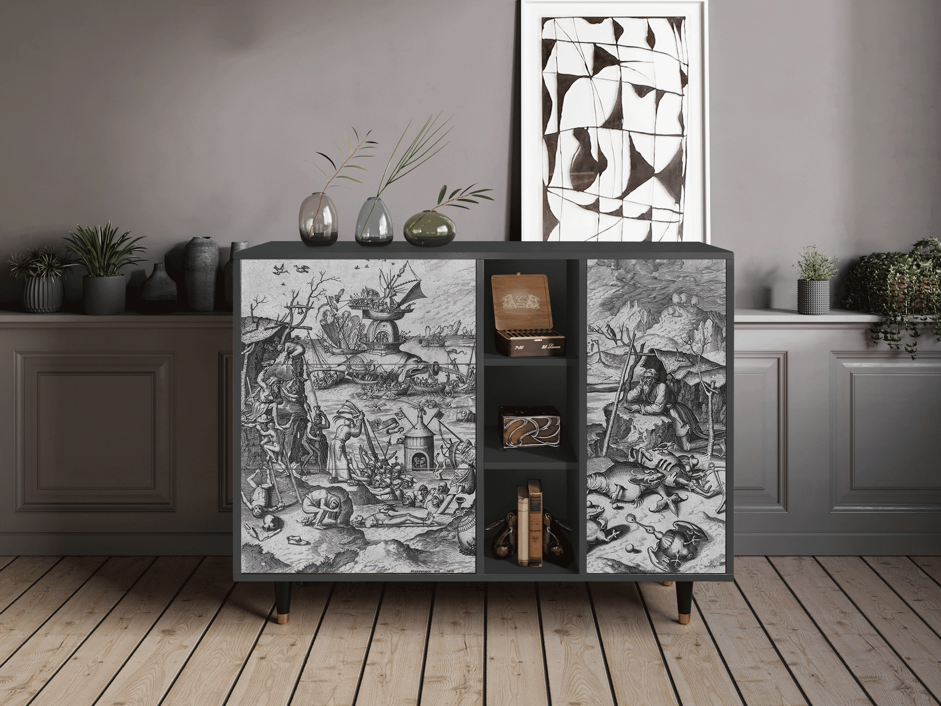 Sideboard - STORYZ - BS2 The Temptation - Antracite Sideboard - STORYZ - BS2 The Temptation - Antracite