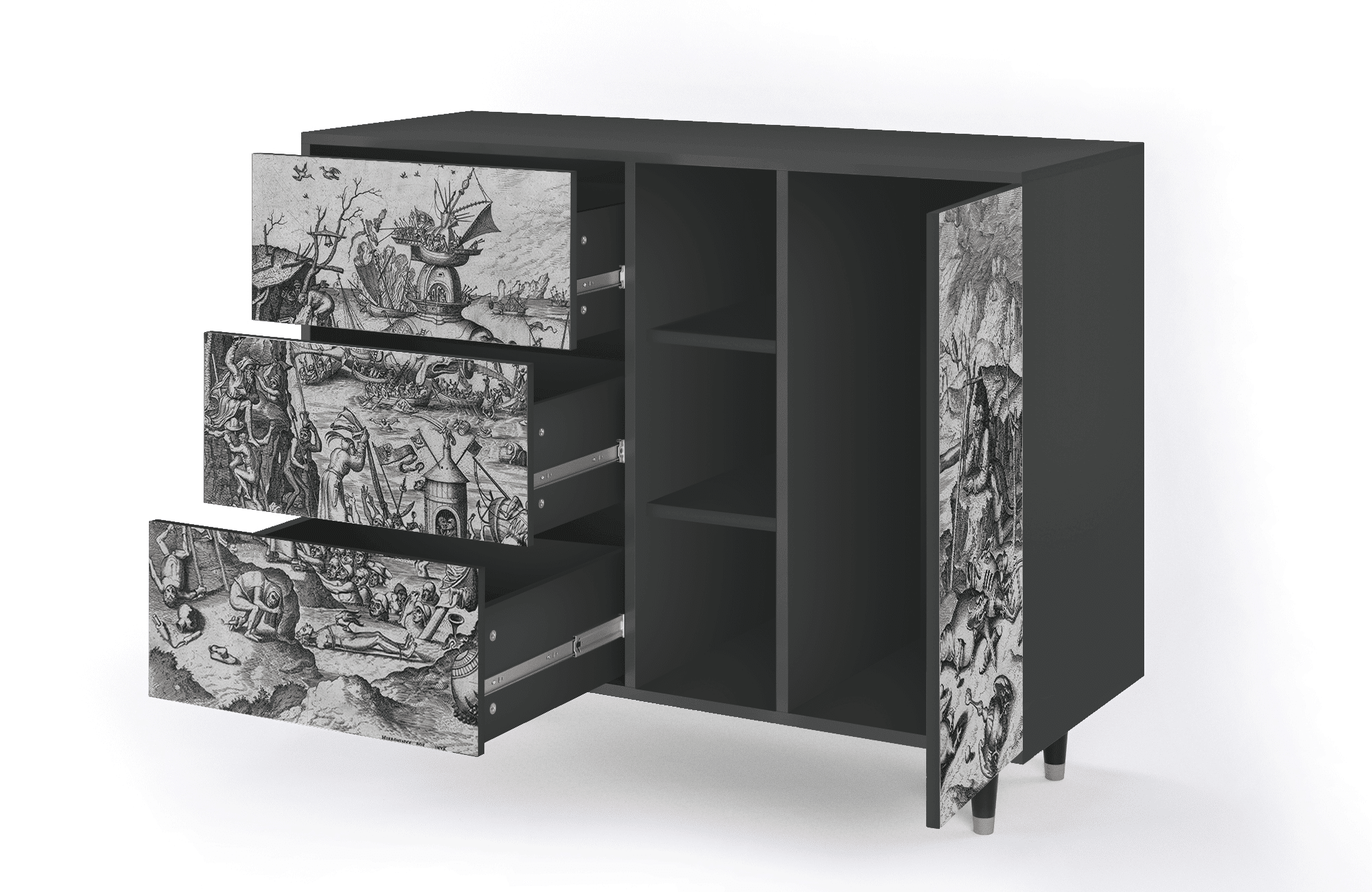 Sideboard – STORYZ – BS2 The Temptation – Antracite Sideboard - STORYZ - BS2 The Temptation - Antracite