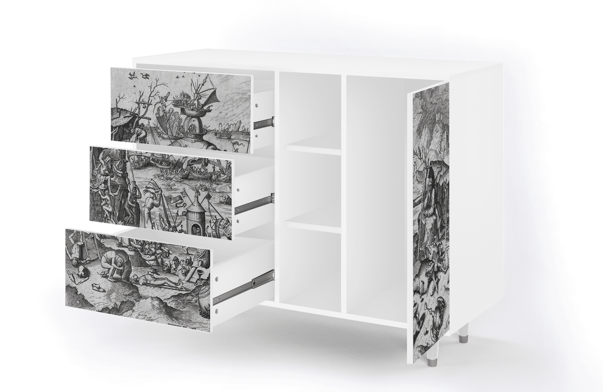 Sideboard – STORYZ – BS2 The Temptation – White Sideboard - STORYZ - BS2 The Temptation - White