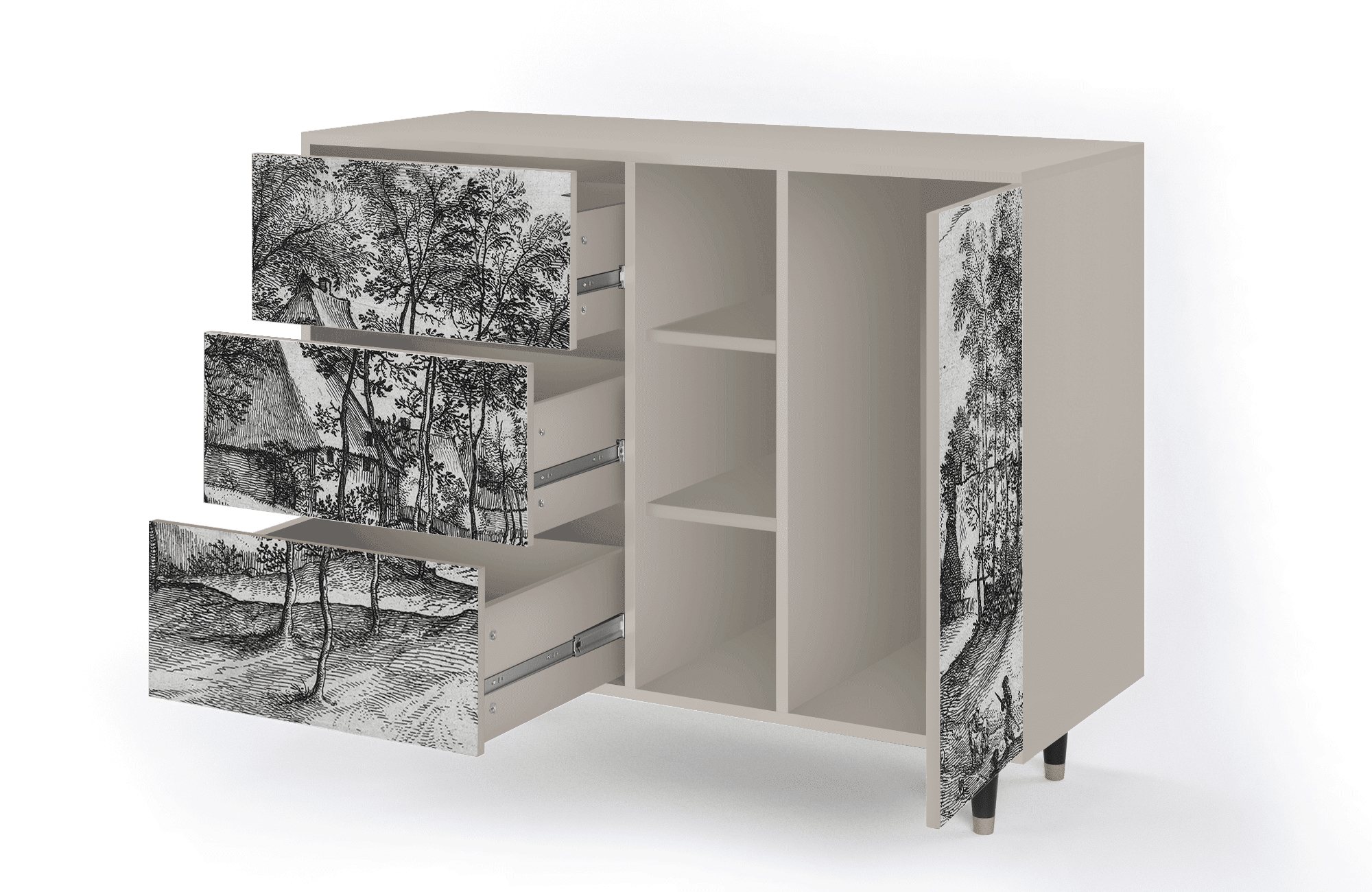 Sideboard – STORYZ – BS2 Village Road – Sand Sideboard - STORYZ - BS2 Village Road - Sand