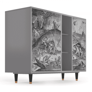 Sideboard - STORYZ - BS2 Big Fish Eat Little - Grey