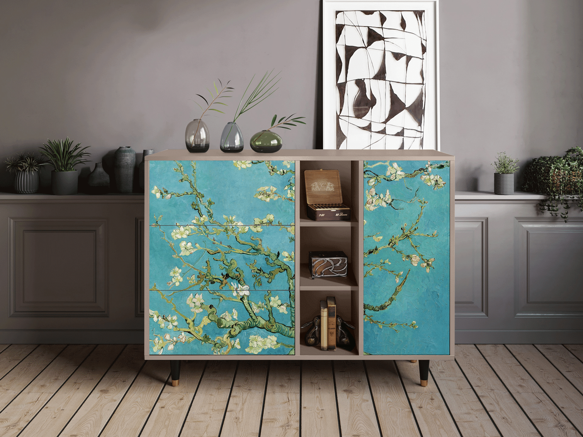 Sideboard - STORYZ - BS2 Almond Blossom - Latte Sideboard - STORYZ - BS2 Almond Blossom - Latte